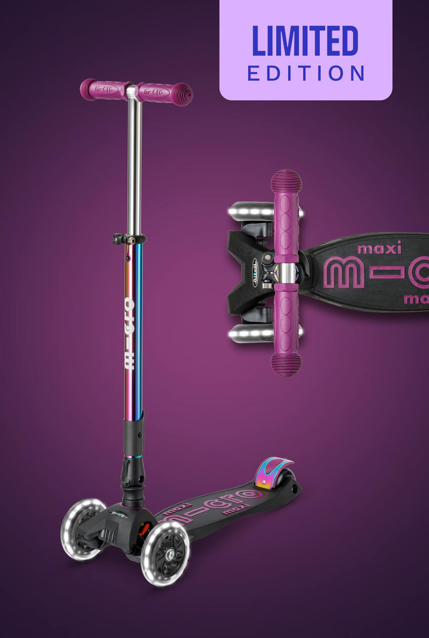 Micro Maxi Foldable LED Neochrome Scooter