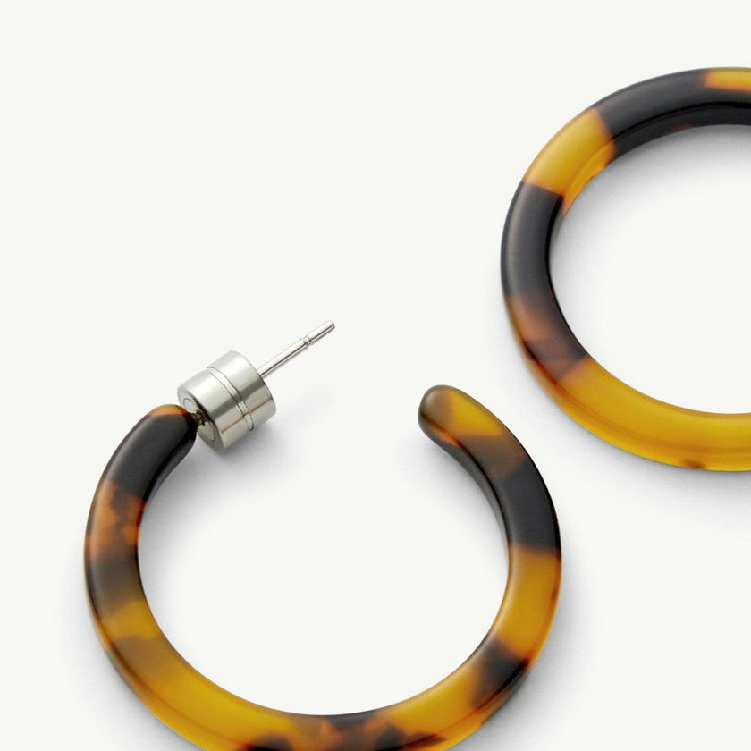 Mini Hoops in Classic Tortoise