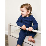 Marled Multi Knit Crew Neck Sweater & Pant 2-Piece Set