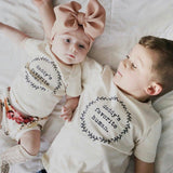 Daddy's Favorite Human Organic Baby Bodysuit