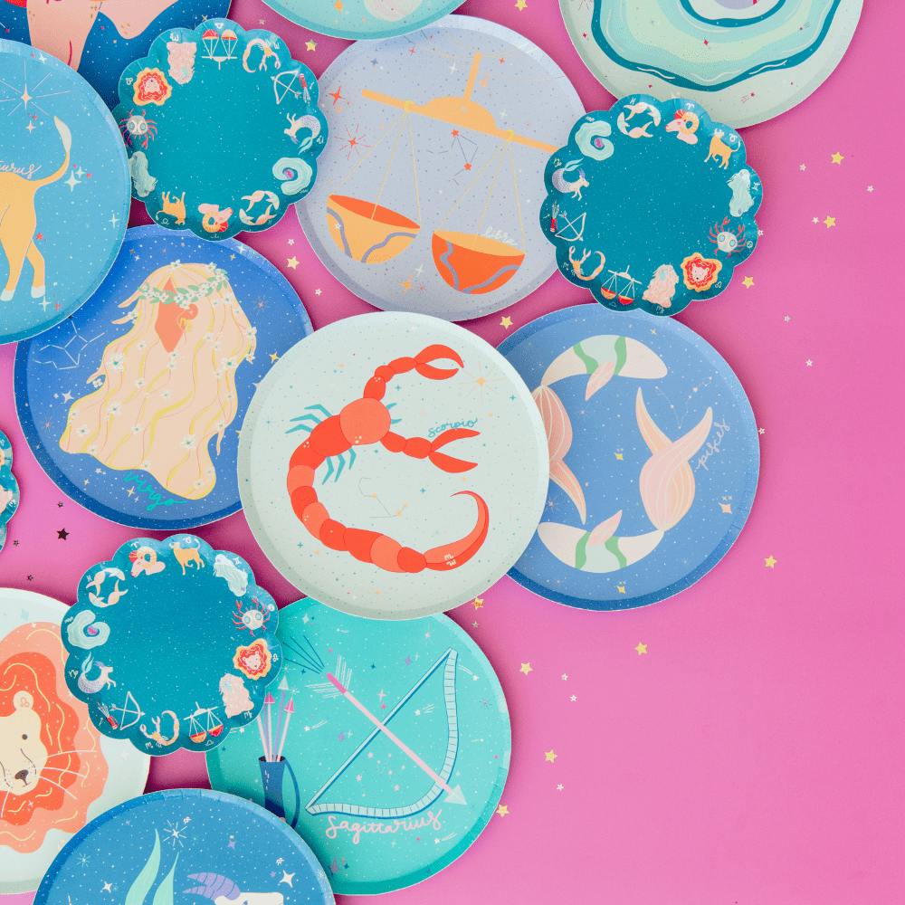 Zodiac Sagittarius Dinner Plates