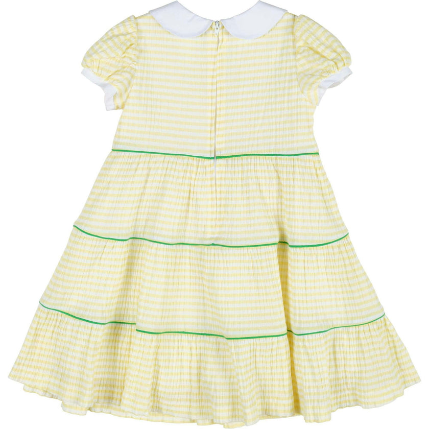 Stripe Dress With Flowers