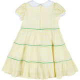 Stripe Dress With Flowers