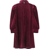 Lena dress (garnet velvet)