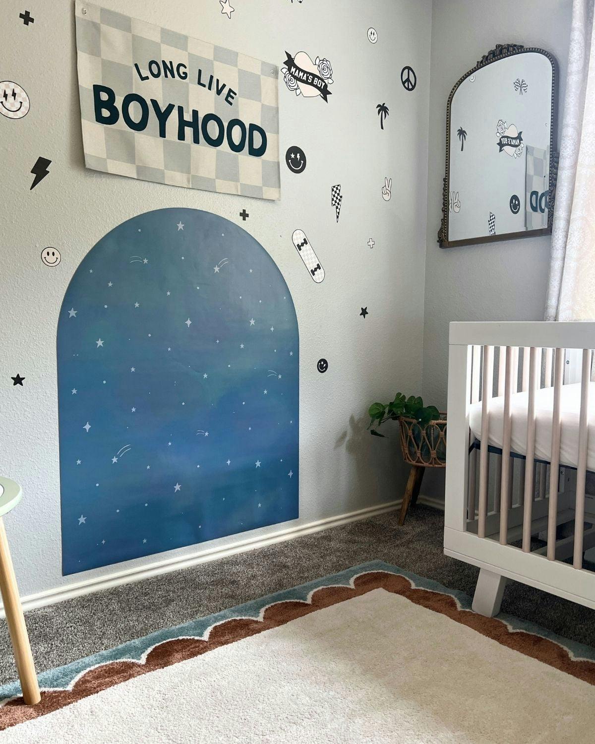MEGA Magic Playwall - Arch Magnetic Wall Decal for Kids