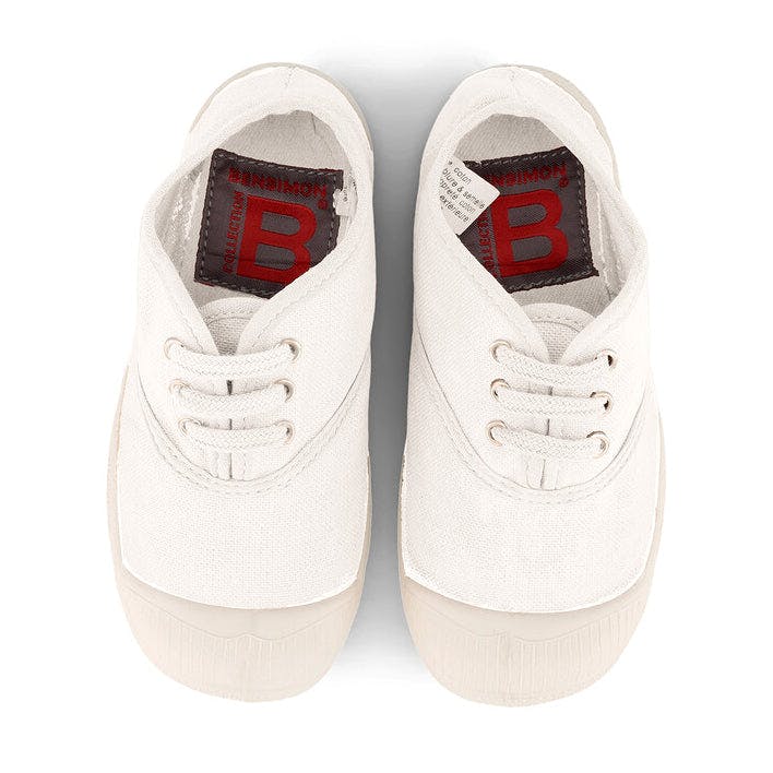 BENSIMON Kids -  Laces Tennis Shoes - White