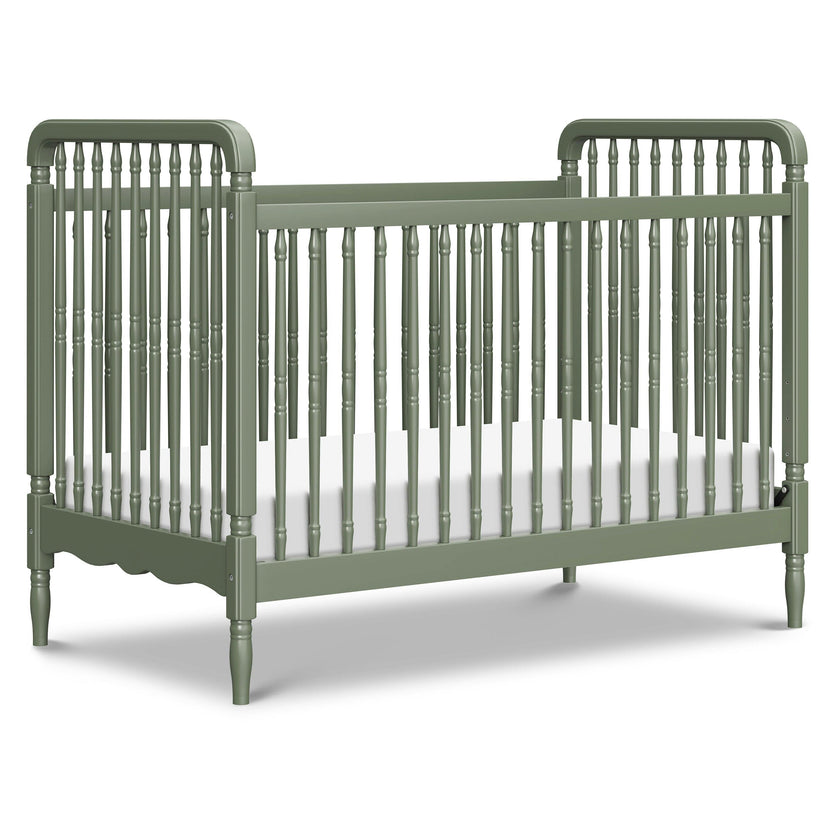 Namesake Liberty 3-in-1 Convertible Spindle Crib with Toddler Bed Conversion Kit