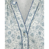 Harper Top in Floral Blues