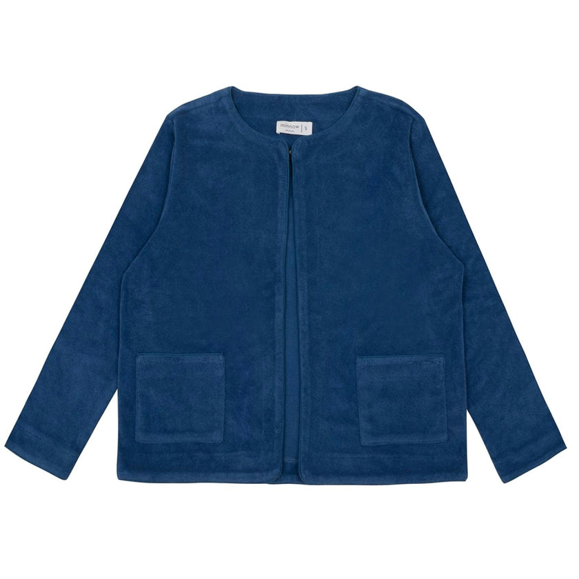 women's newport navy french terry jacket
