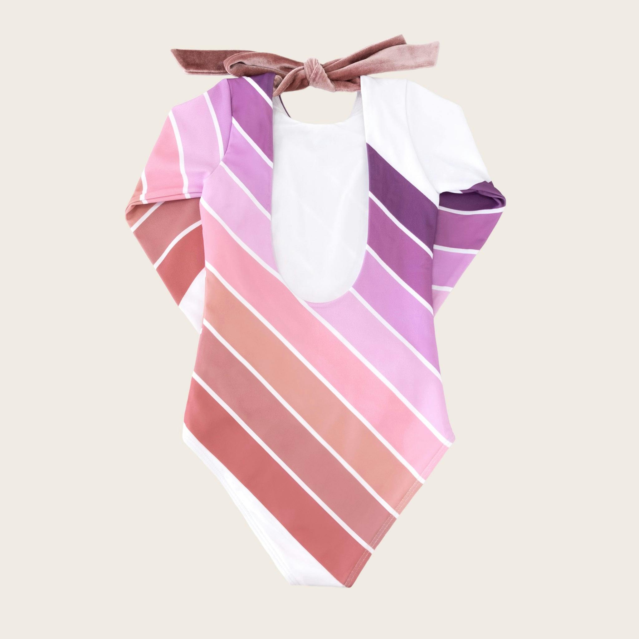 Purple Sands Rainbow One Piece Long Sleeve
