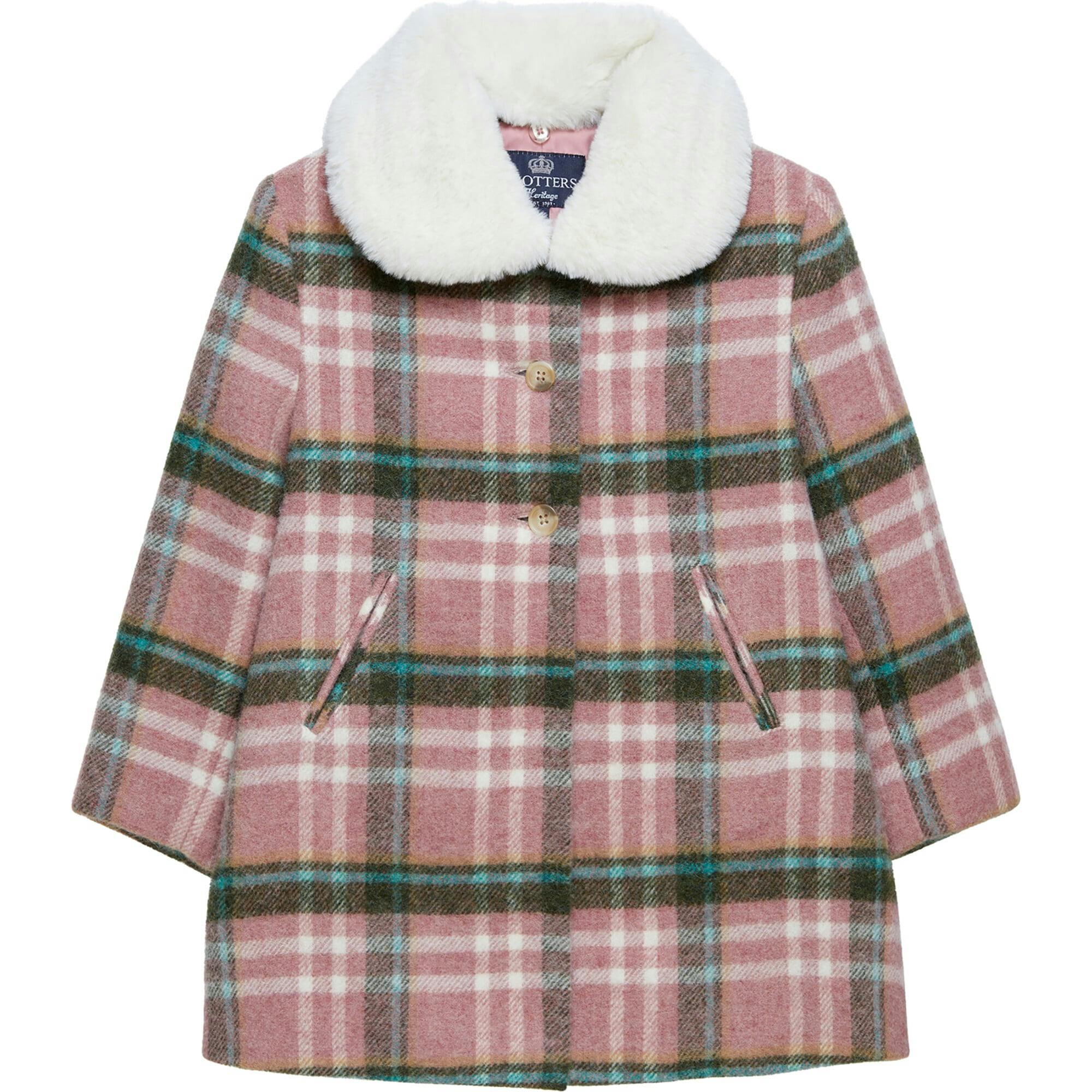 Baby Classic Coat in Burgundy