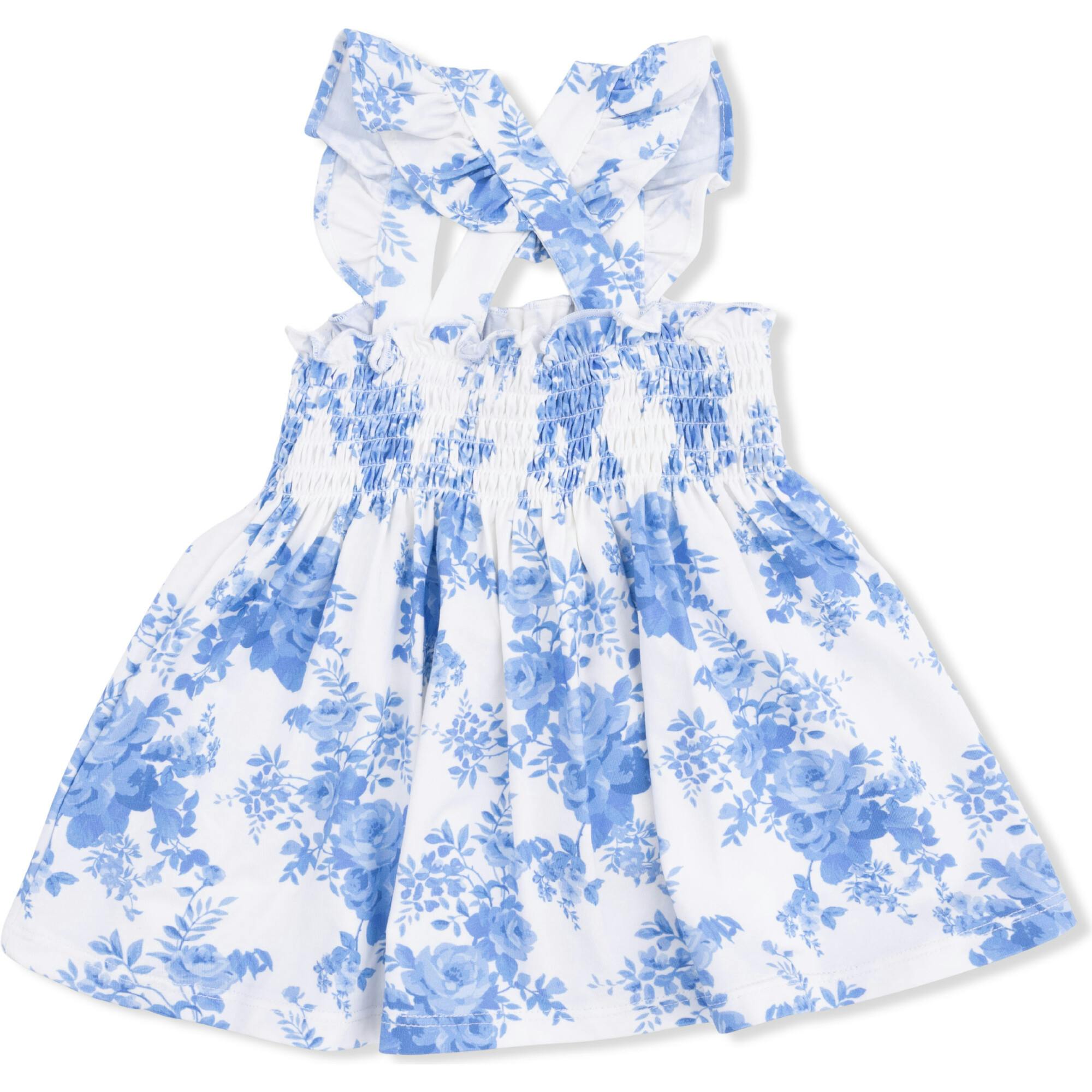 Dream Cottage Floral - Smocked Top with Bloomer & Headband