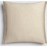 Sunrise Two-Tone Yellow & White Accent Pillow