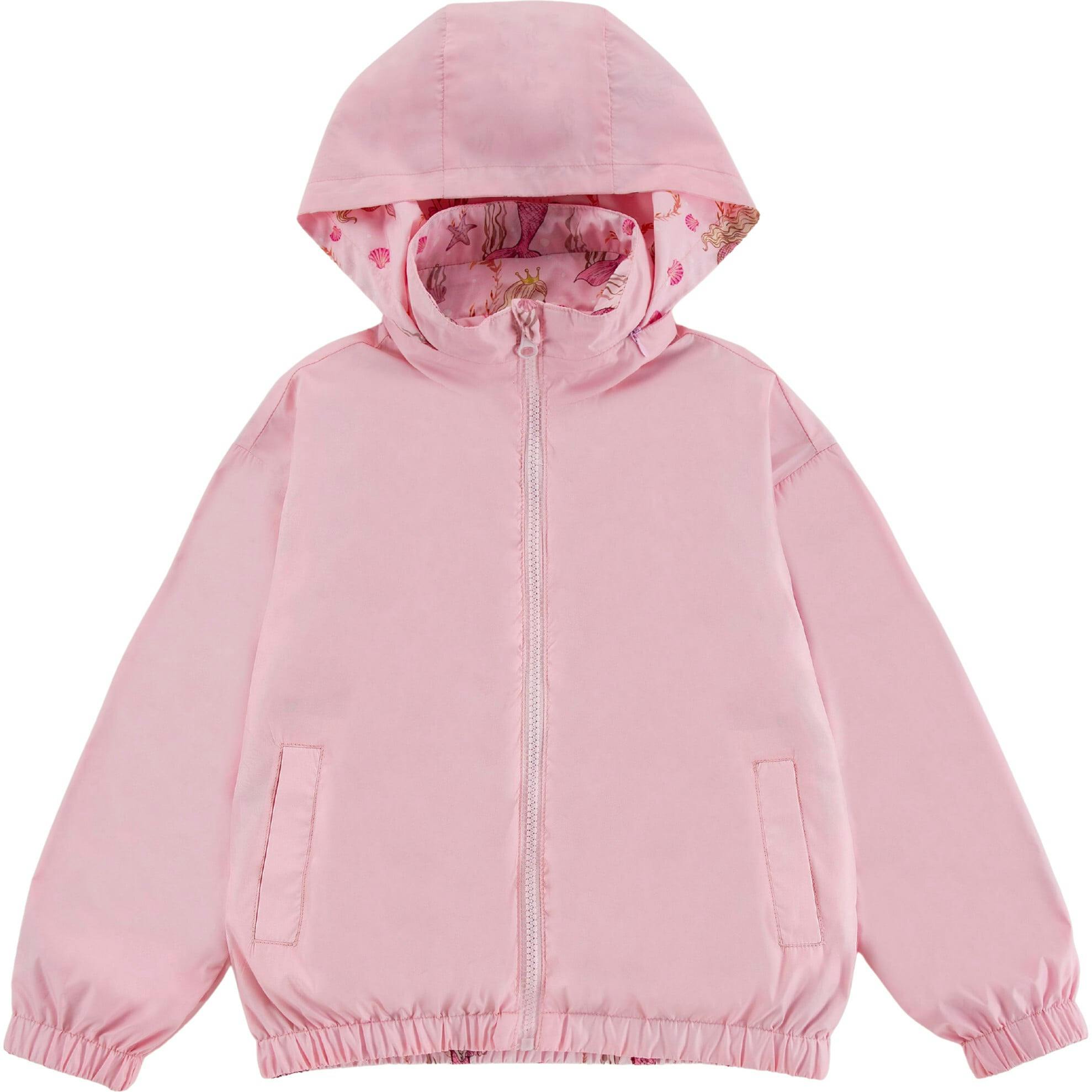 Max Reversible Rain Jacket Windbreaker, Mermaids
