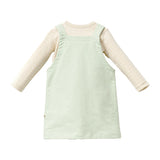 Green Animal Print Pinafore Dress