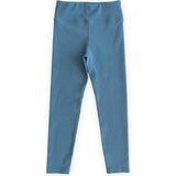 Sporty Ribbed Leggings, Blue