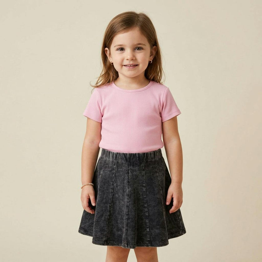 Girls Ribbed T-Shirt