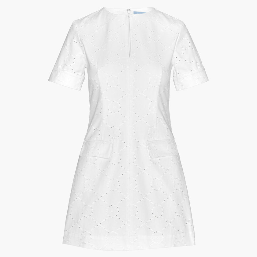 The Renata Dress - Ivory Eyelet