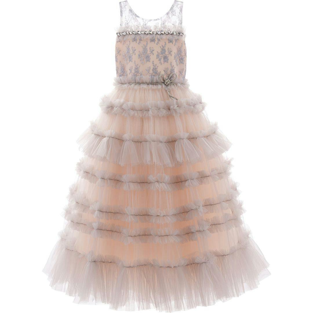 Pink Marianna Embroidered Dress