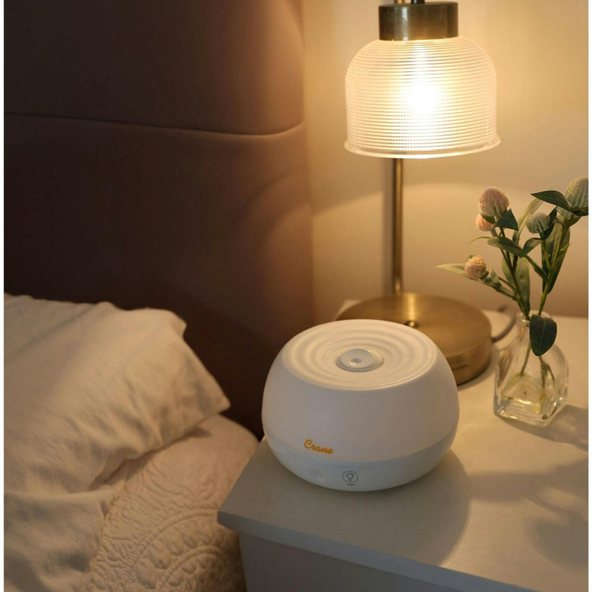 0.2 Gal. 2-in-1 Ultrasonic Cool Mist Humidifier & Aroma Diffuser for Small Rooms