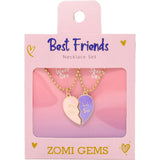 Big Sis & Lil Sis Magnetic Heart Necklace Set