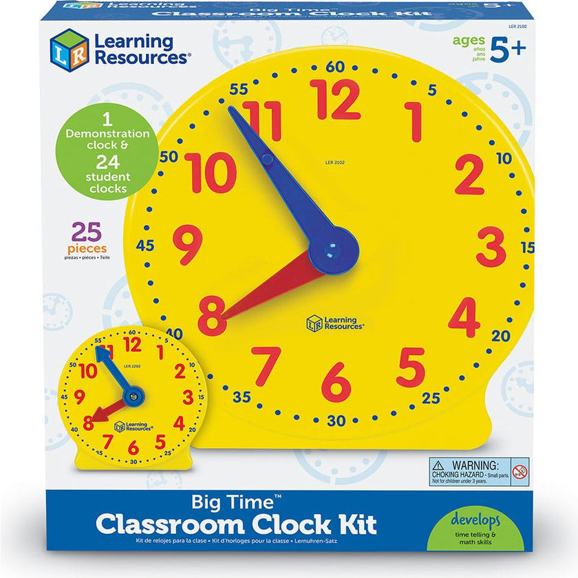 Big Time™ Classroom Clock Kit