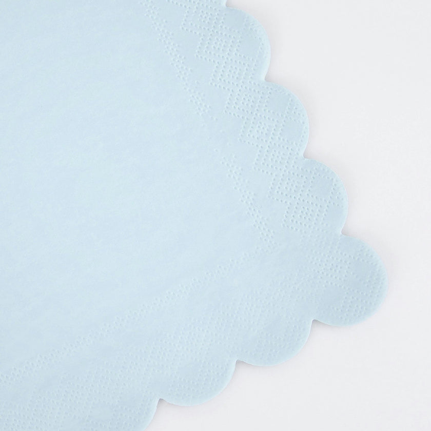 Summer Sky Blue Small Napkins