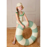 Annie Apple Print Ruffle Detail Swimsuit in Green (12mths- 10yrs)