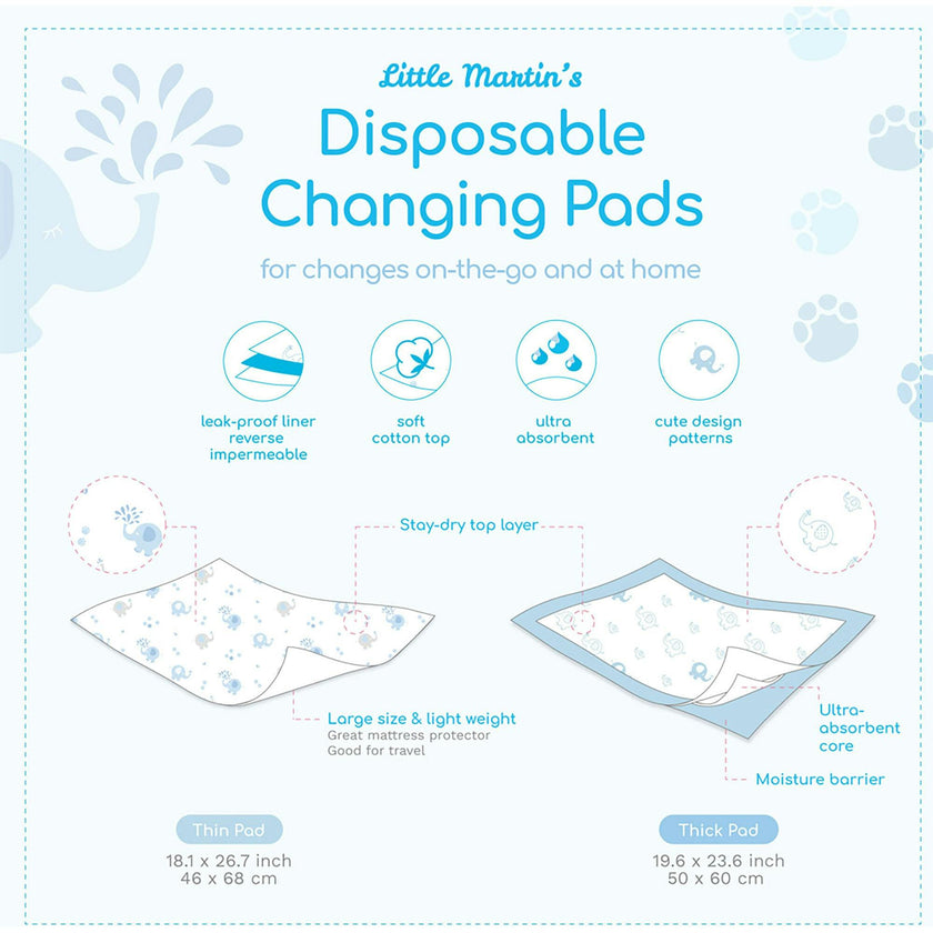 Disposable Changing Pads - 30ct