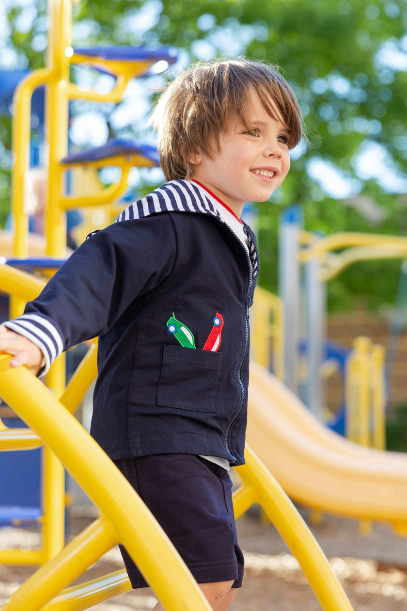 Reversible Jacket with Cars & Tools