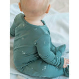 Peyton Zipper Sleeper - Fairway / Laguna + Powder