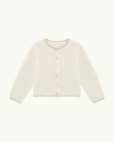 Cassandra Cashmere Angel Wing™ Cardigan - Ivory