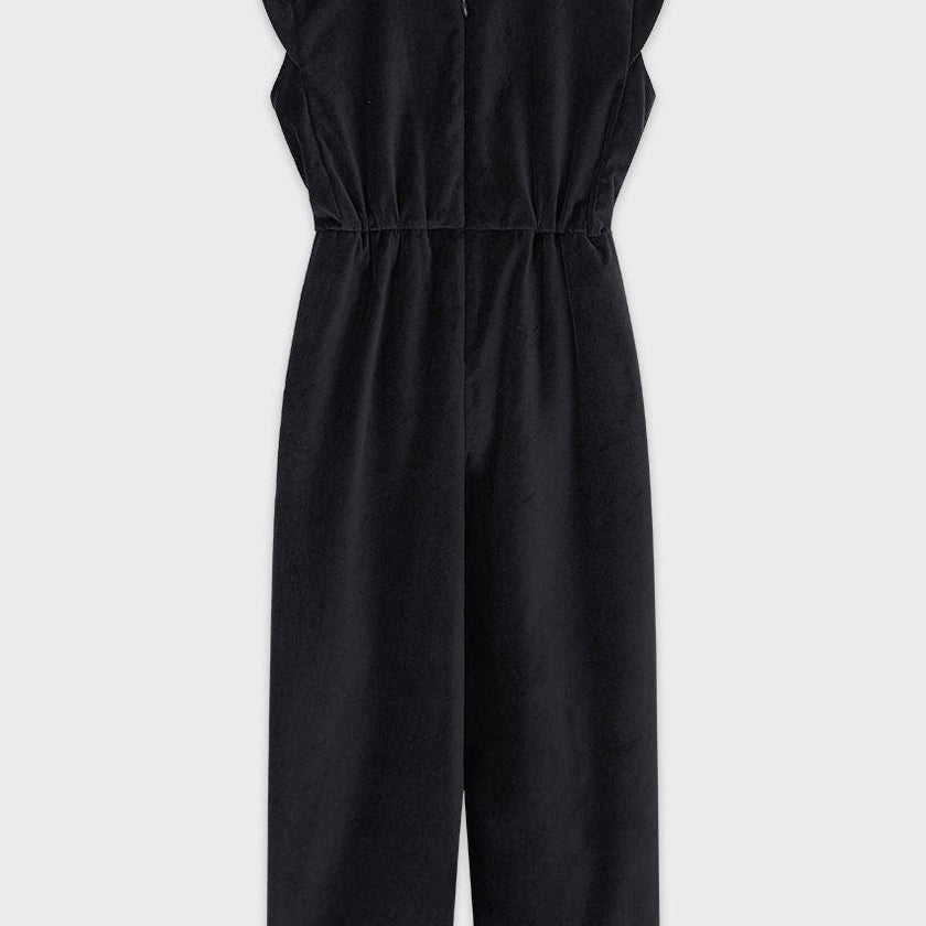 Cotton Velvet Jumpsuit