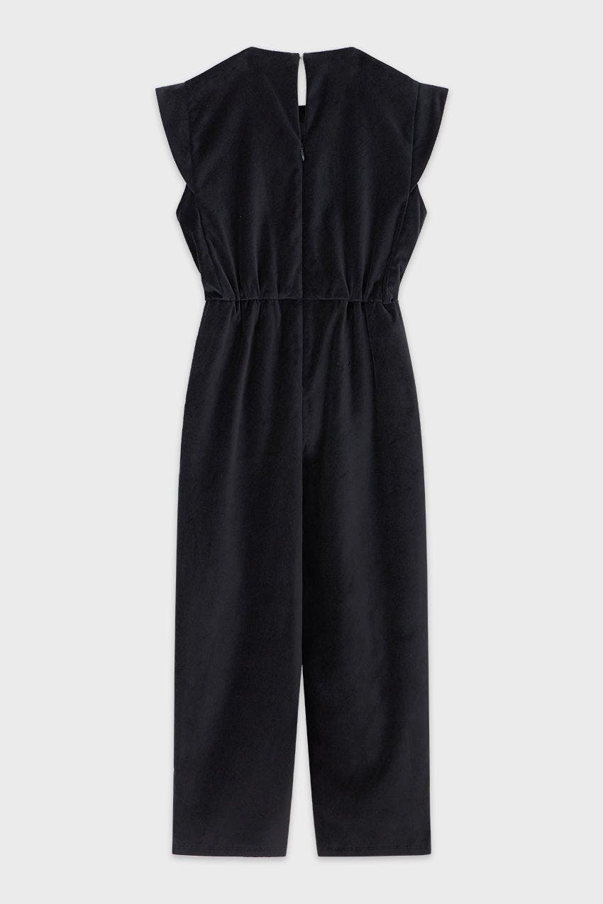 Cotton Velvet Jumpsuit