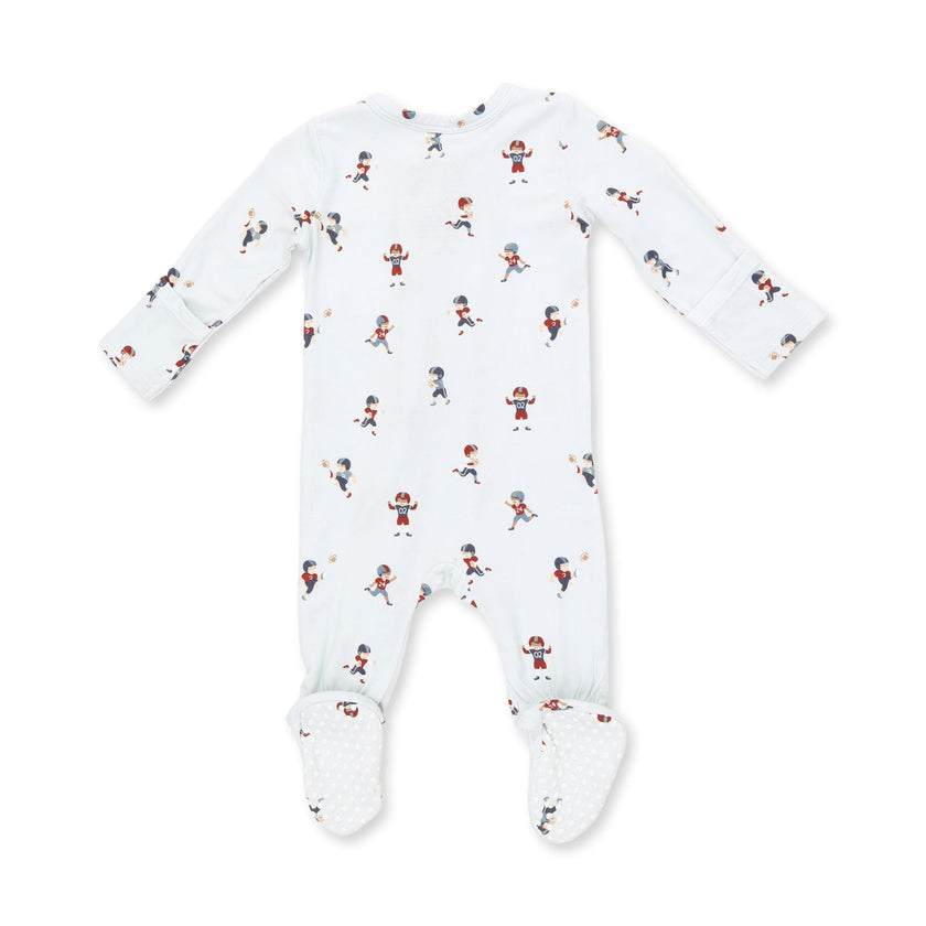Tiny Footballers - 2 Way Zipper Footie