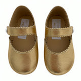 Emma Pre-Walker Baby Girl Shoes - Golden