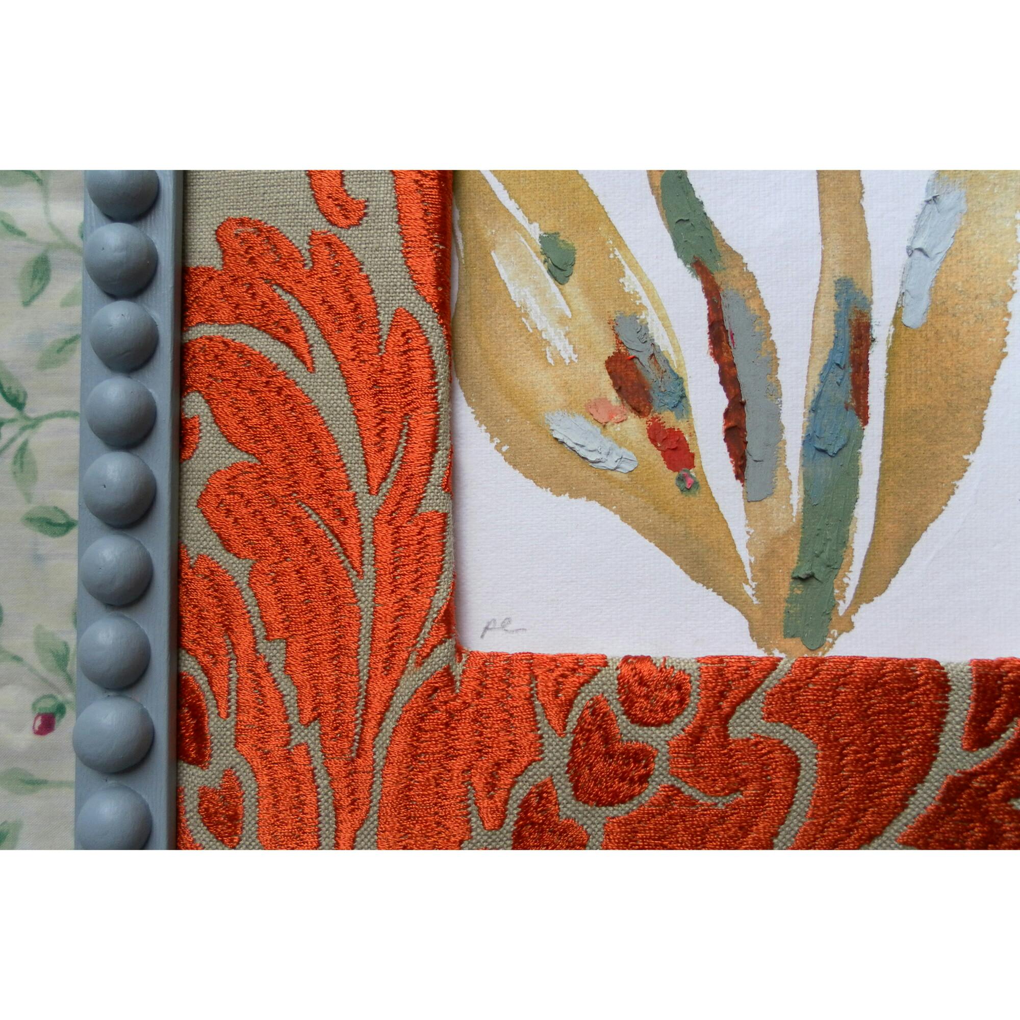 Slow Seeds No. 1 – Original Watercolor & Oil Pastel Painting