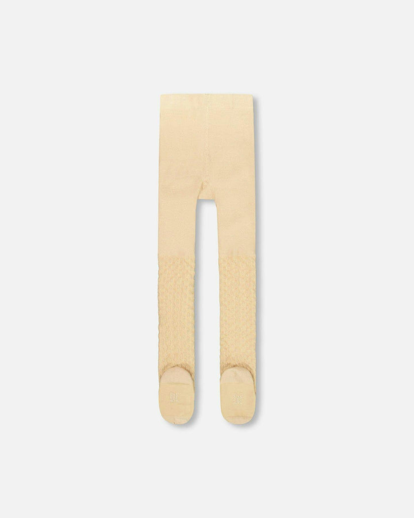 Knit Tights Beige