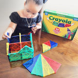 Crayola Bold & Bright Magnetic Tiles 40 Piece Set