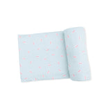 Tiny Cherry Stripe - Swaddle Blanket