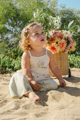 Wide-Leg Pant Set in Petite Bloom