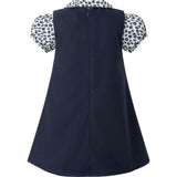 Floral Blouse Pinafore Set