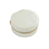 Velvet Circle Jewelry Case