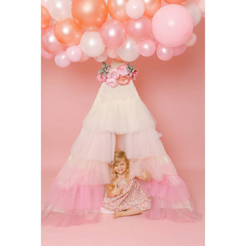 Ruffled Tulle Play Tent