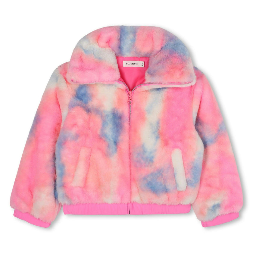 Fluffy fleece coat