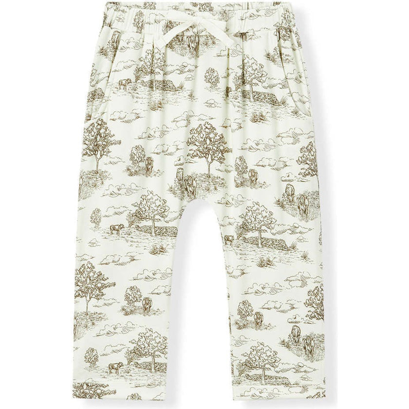 Country Toile Luxe Stretch Jogger Pants
