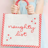 Naughty + Nice Tote, Double Sided