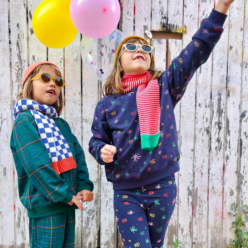 Recycled Cotton Confetti Kid Legging
