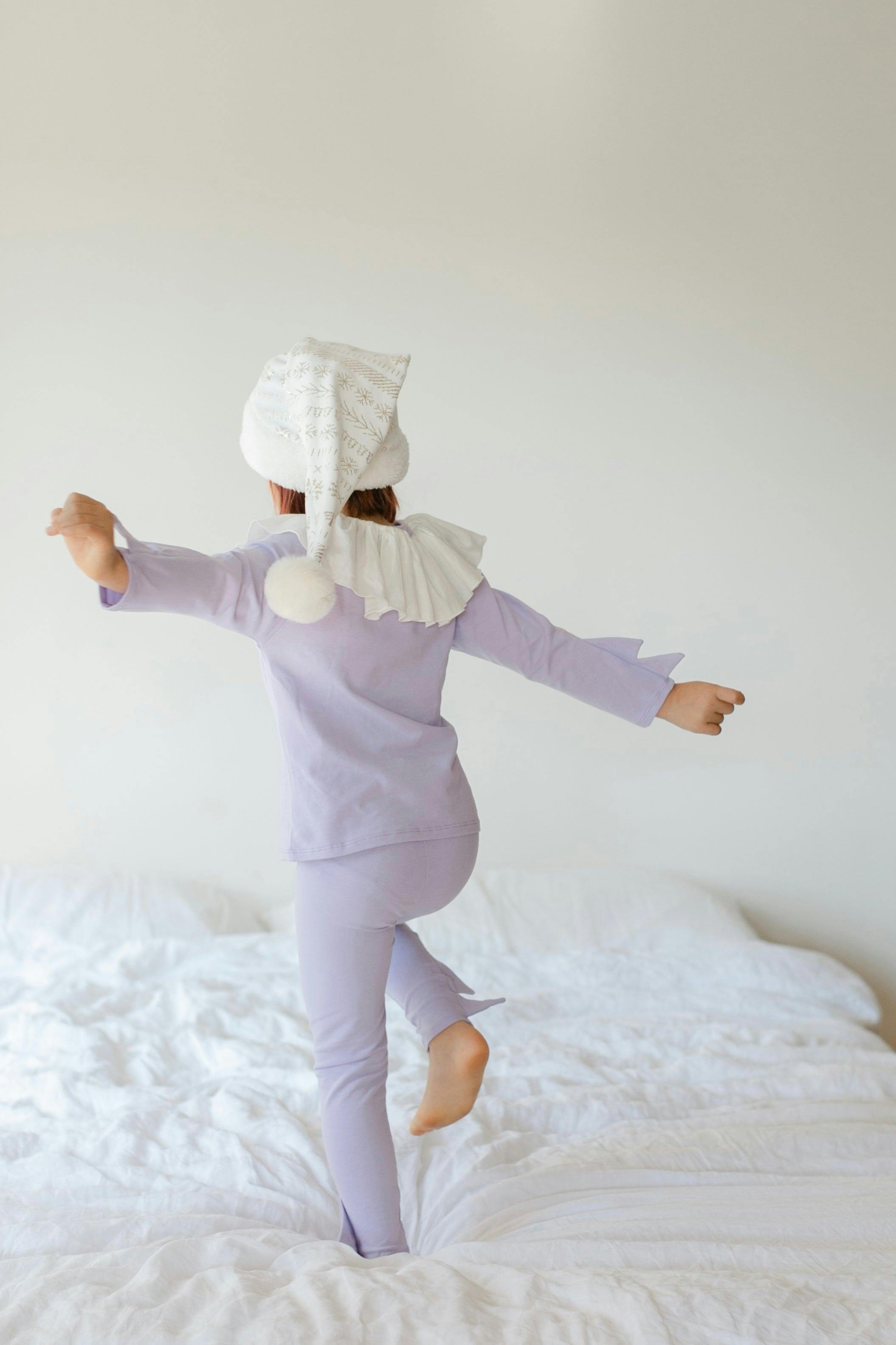 Pastel Purple Elf Costume for Kids – Holiday Christmas Outfit
