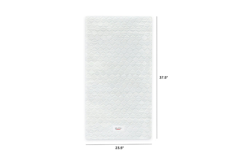 Babyletto Pure Core Non-Toxic Mini Crib Mattress with Hybrid Waterproof Cover